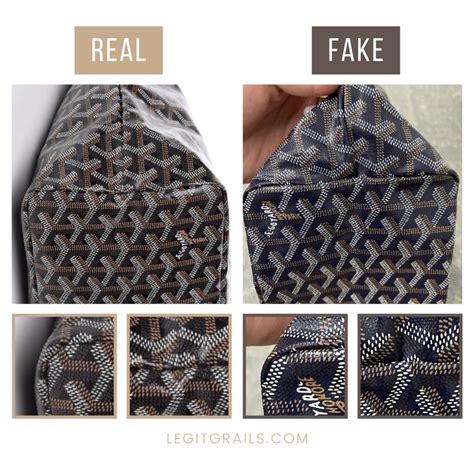 how to tell a real vs fake goyard|legit check goyard tote.